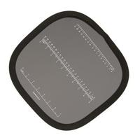 Helios opvouwbare grijskaart 30cm met schaal - thumbnail