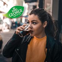 King George teegetrank cola-orange (12x 400gr) - thumbnail