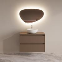 Badmeubelset BWS Riga Met Topplaat 80 cm Latte Boss & Wessing - thumbnail