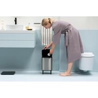 Brabantia Bo hi afvalemmer 7 liter met kunststof binnenemmer matt steel fingerprint proof - thumbnail