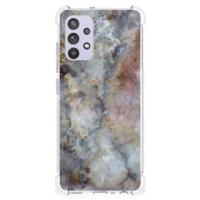 Samsung Galaxy A32 4G | A32 5G Enterprise Editie Anti-Shock Hoesje Marmer Grijs - thumbnail