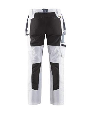 Blåkläder Dames Schildersbroek met stretch 79101000 | Wit/Zwart | Maat 46 - 7330509625385 Blåkläder Dames Schildersbroek met stretch 79101000 | Wit/Zwart | Maat 46 - 7330509625385