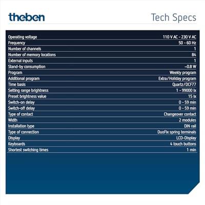 Theben LUNA 121 top3 RC AL Schemerschakelaar 1 stuk(s) 230 V Theben LUNA 121 top3 RC AL Schemerschakelaar 1 stuk(s) 230 V