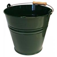 Zinken emmer 12 liter groen - thumbnail