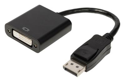 Valueline vlcb37250b02 displayport-adapterkabel displayport mannelijk - dvi-d 24 + 1-pins vrouwelijk 0,20 m zwart