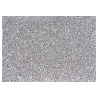 Creativ Company Opstrijkfolie glitter zilver, a5