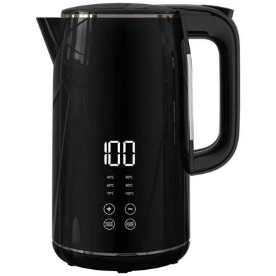 Kalorik TKG JK 2000 Waterkoker Snoerloos, Met display Aantal/Volume: 1.7 l Zwart