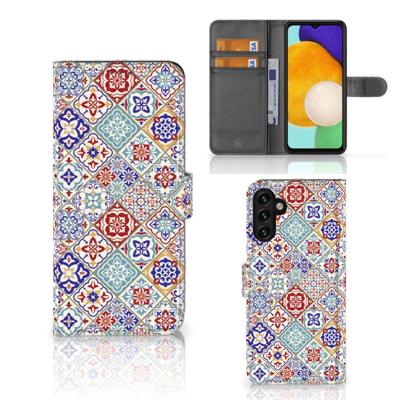 Samsung Galaxy A04s | Samsung Galaxy A13 5G | Bookcase | Tiles Color