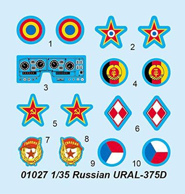 Trumpeter 1/35 Russian URAL-375D Trumpeter 1/35 Russian URAL-375D