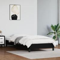 Bedframe kunstleer zwart 80x200 cm - thumbnail