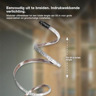 OSRAM 4099854449154 LED-strip complete set Met connector (male) 230 V 10 m Koudwit Box 1 stuk(s)