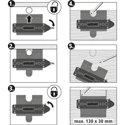 Wolfcraft 6949000 Contourmeter 1 stuk(s)