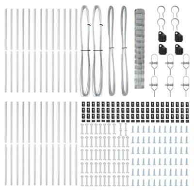 Weidehekwerk Zilver 50 x 1.4 m Gegalvaniseerd staal