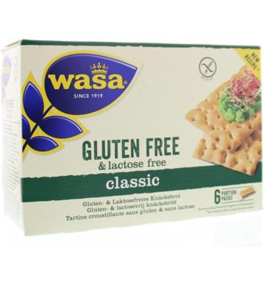 Wasa Knackebrod classic glutenvrij 6 x 40 gram 240 Gram