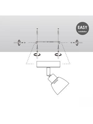 Home sweet home LED opbouwspot Aka Ø 9,5 cm - zwart Home sweet home LED opbouwspot Aka Ø 9,5 cm - zwart