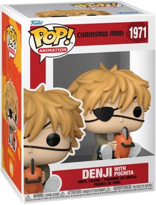Chainsaw Man Funko Pop Vinyl: Denji with Pochita