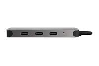 Sitecom CN-386 USB-C Hub 4 Port | USB-C naar 3X + 1x UBS-C Power Delivery Port Adapter met 10 Gbps gegevens, 7,5 W vermogen - voor MacBook Pro/Air, Chromebook en andere, apparaten - thumbnail