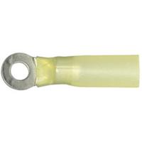 Vogt Verbindungstechnik 3660ah Ringkabelschoen Met krimpkous Dwarsdoorsnede (max.): 6 mm² Schachtdiameter: 6.5 mm Deels geïsoleerd Geel 1 stuk(s) - thumbnail