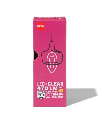 HEMA Led kaars clear E14 4.2W 470lm dim