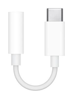 Adapter USB C naar Jack 3.5 mm Apple MU7E2ZM/A Wit