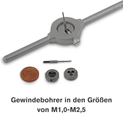 GSR 00708120 Schroefdraadsnijderset 31-delig HSS-G Metrisch M1 - M2.6