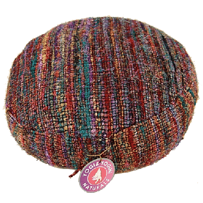 Yogi & Yogini Meditatiekussen Rond Veelkleurig - 33 x 17 cm