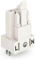 WAGO 890-823 Netstekker WINSTA MINI Bus, inbouw verticaal Totaal aantal polen: 3 16 A Wit 100 stuk(s) - thumbnail