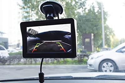 Technaxx TX-170 Draadloos achteruitrijcamerasysteem Automatische dag/nachtomschakeling, Parkeersensoren, Kantelbaar, Extra IR-verlichting Nummerplaathouder,
