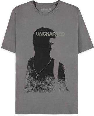 Uncharted - Men's Grey Short Sleeved T-shirt