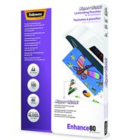 Fellowes Super Quick lamineerhoes Enhance80 ft A4, 160 micron (2 x 80 micron), pak van 100 stuks - thumbnail