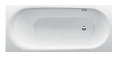 Bette Comodo bad 170x80 cm voeteind rechts overloop achter, wit