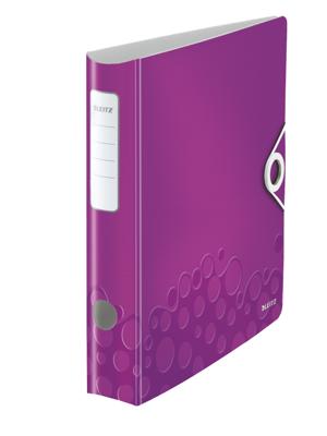 Leitz WOW ordner Active rug van 6,5 cm, paars