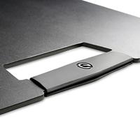 Gravity WB 431 B off-centre voetplaat voor M20-palen - thumbnail