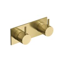 Inbouw Douchemengkraan Hotbath Cobber 2-weg Geborsteld Messing PVD - thumbnail