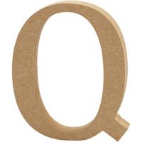 Creativ Company Letter, q, h: 8 cm, dikte 1,5 cm, 1 stuk - thumbnail