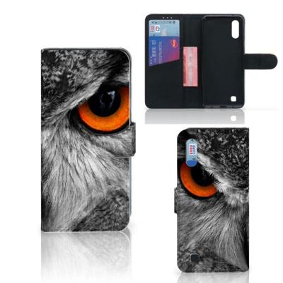 Samsung Galaxy M10 Telefoonhoesje met Pasjes Uil Samsung Galaxy M10 Telefoonhoesje met Pasjes Uil