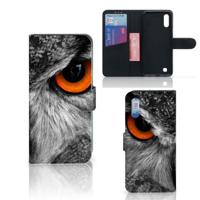Samsung Galaxy M10 Telefoonhoesje met Pasjes Uil - thumbnail