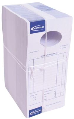 Schwalbe pak reparatie kaarten 500st. Schwalbe pak reparatie kaarten 500st.