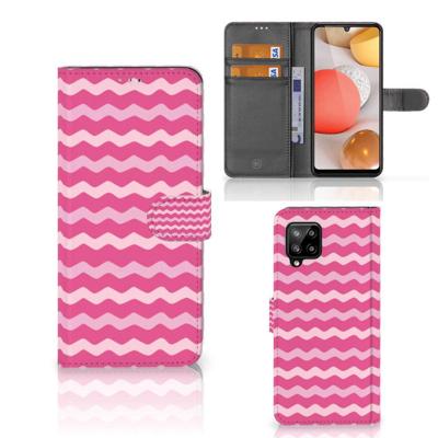 Samsung Galaxy A42 5G | Telefoon Hoesje | Waves Pink Samsung Galaxy A42 5G | Telefoon Hoesje | Waves Pink
