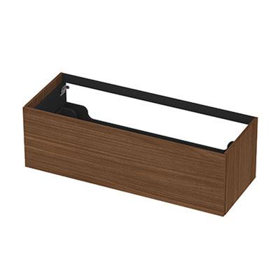 INK - Onderkast 1 Lade Push 2 Open Decor - 1200x450x376 Mm - Warm Walnoot