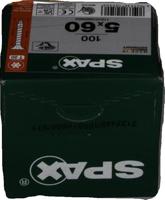 100 Spax schroeven 5x60mm voldraad verzonken kop T20 - thumbnail