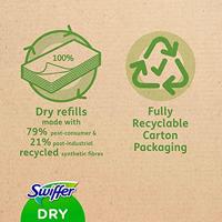 Swiffer Dry Stofvangende Vloerdoekjes 20 Stuks - thumbnail