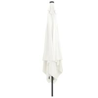 Parasol vierkant met LED-verlichting 295x245 cm zandwit - thumbnail