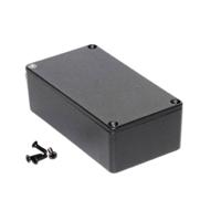 Hammond Electronics 1590PBK Universele behuizing 153 x 82 x 50 Aluminium Spuitgieten Zwart 1 stuk(s) - thumbnail