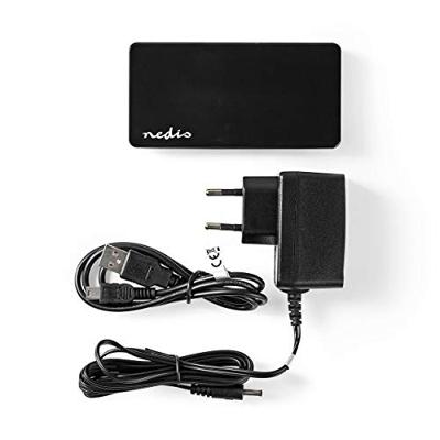 Nedis USB-Hub | USB-A Male | USB-A Female | 7-Poorts | 1 stuks - UHUBU2730BK UHUBU2730BK Nedis USB-Hub | USB-A Male | USB-A Female | 7-Poorts | 1 stuks - UHUBU2730BK UHUBU2730BK