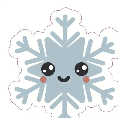 Duni dunisoft servet silhouette happy snow 33x33cm wit, grijs 12 stuks