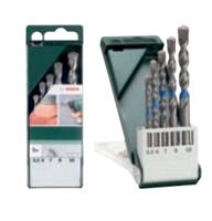 Bosch Accessories 2609255418 Beton-spiraalboren set 5-delig 5.5 mm, 6 mm, 7 mm, 8 mm, 10 mm Cilinderschacht 1 set(s) - thumbnail