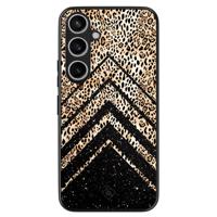 Samsung Galaxy A55 hoesje - Chevron luipaard - thumbnail