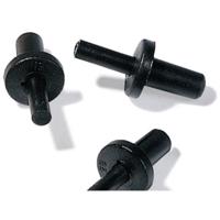 HellermannTyton TY8P1-PA66-BK 241-11810 Splijtnagel 1 stuk(s) - thumbnail