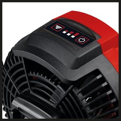 Einhell GE-CF 18/2200 Li Power X-Change Accuventilator Rood Werkt ook op batterijen, Wandmontage mogelijk Einhell GE-CF 18/2200 Li Power X-Change Accuventilator Rood Werkt ook op batterijen, Wandmontage mogelijk